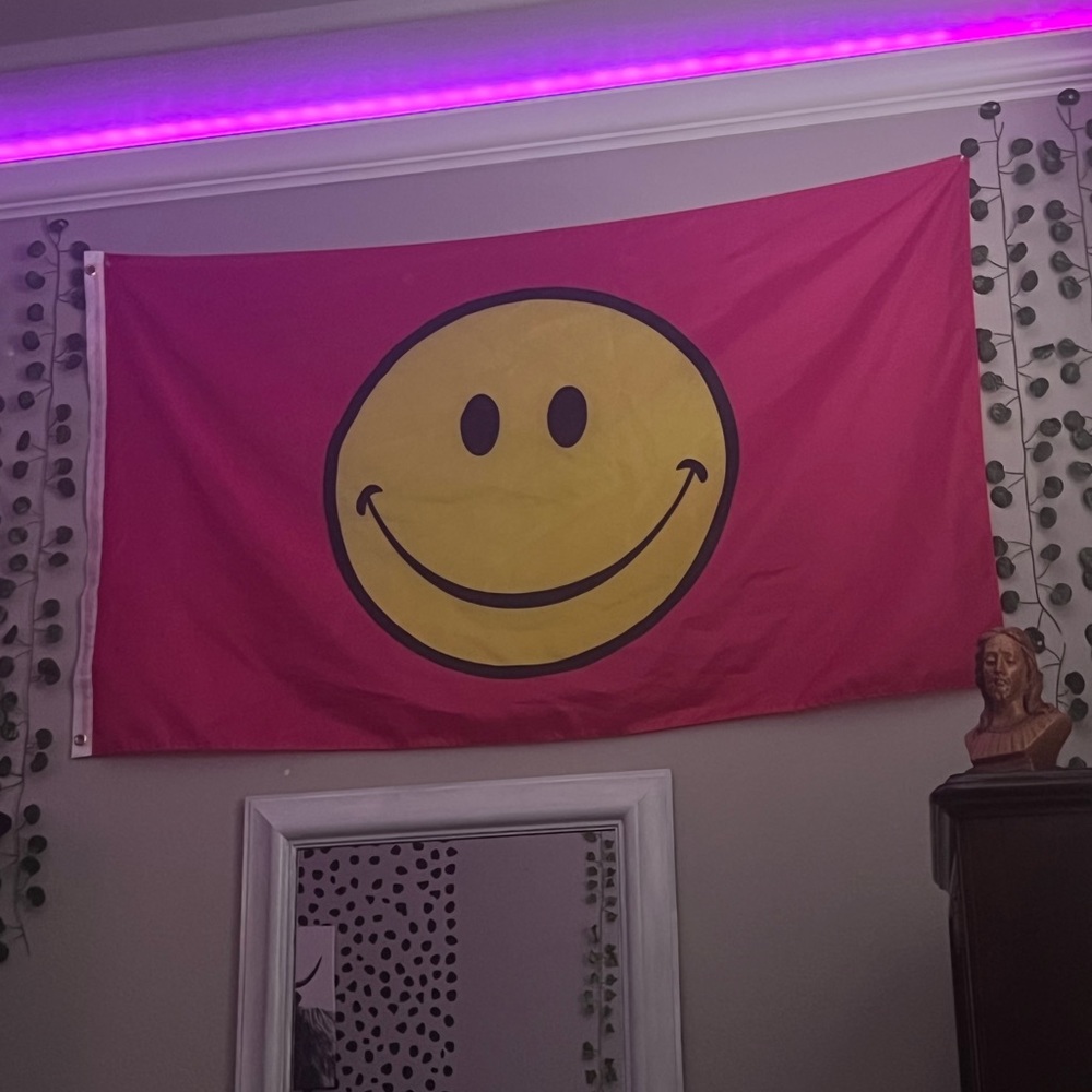 Smile face sign